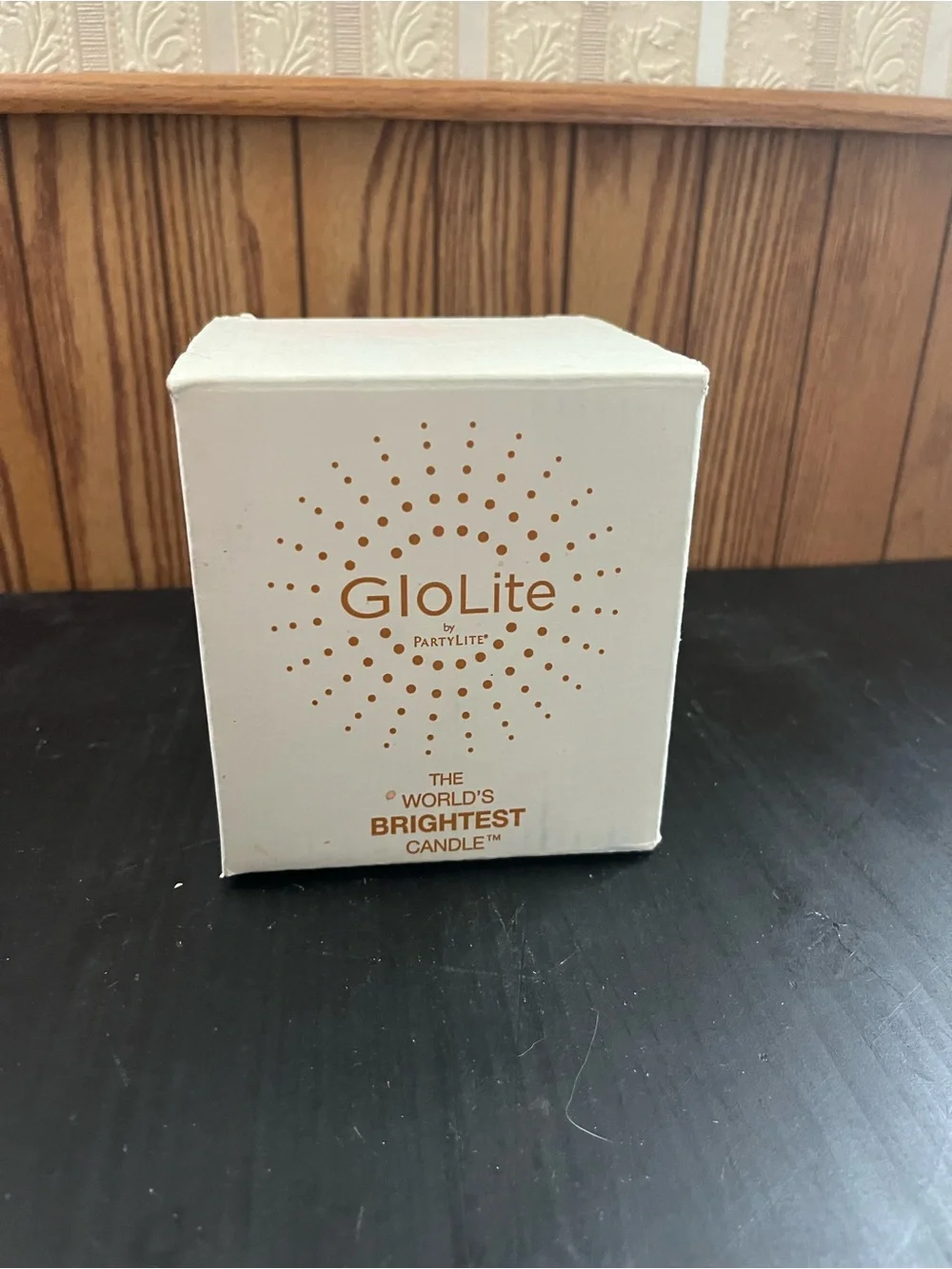 PartyLite White Box with Gold Logo